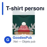 T-shirt personnalisé pour entreprise avec logo - modèle Shimas - Miniature 4
