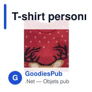 T-shirt personnalisé pour entreprise avec logo - modèle Shimas - Miniature 9