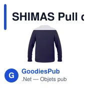 T-shirt personnalisé pour entreprise avec logo - modèle SHIMAS - Miniature 2