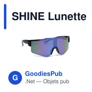 SHINE Lunettes de sport miroirs - Miniature 1