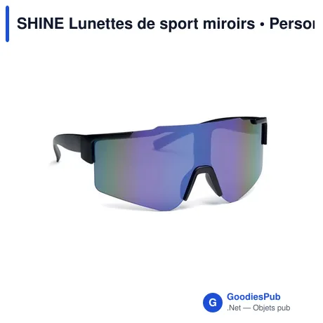 SHINE Lunettes de sport miroirs