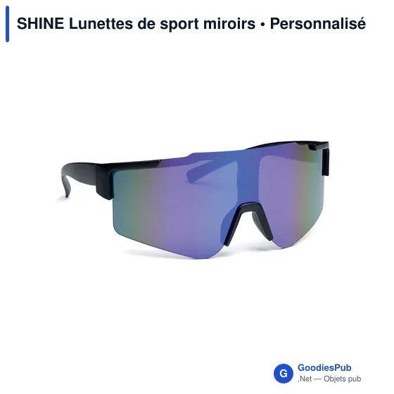 SHINE Lunettes de sport miroirs - Image 1