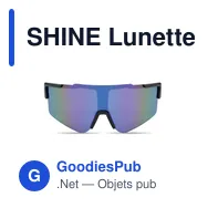 SHINE Lunettes de sport miroirs - Miniature 3