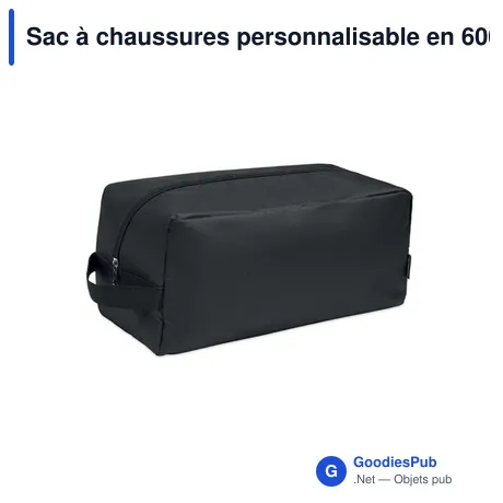 Sac à chaussures personnalisable en 600D RPET avec logo - SHOETOGO
