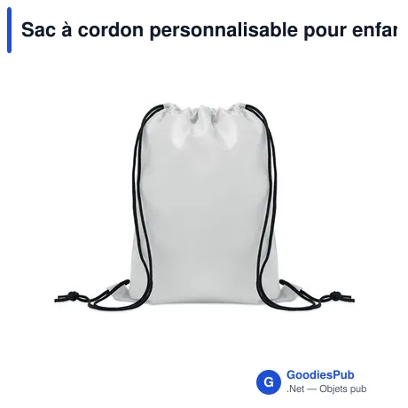 Sac à cordon personnalisable pour enfants avec logo - SHOOP KIDS