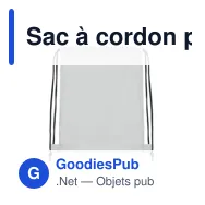 Sac à cordon personnalisable pour enfants avec logo - SHOOP KIDS - Miniature 2
