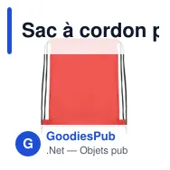 Sac à cordon personnalisable pour enfants avec logo - SHOOP KIDS - Miniature 11