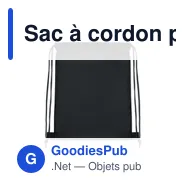 Sac à cordon personnalisable pour enfants avec logo - SHOOP KIDS - Miniature 8