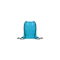 Variante turquoise - Sac à cordon personnalisable pour enfants avec logo - SHOOP KIDS
