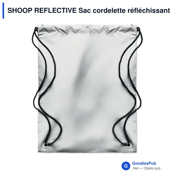 SHOOP REFLECTIVE Sac cordelette réfléchissant - Image 2