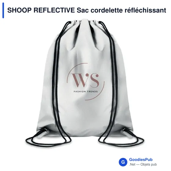 SHOOP REFLECTIVE Sac cordelette réfléchissant - Image 4