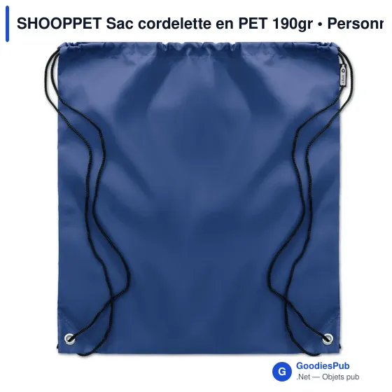 SHOOPPET Sac cordelette en PET 190gr - Image 2