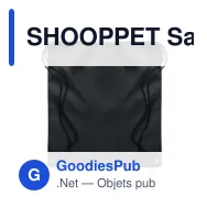 SHOOPPET Sac cordelette en PET 190gr - Miniature 4