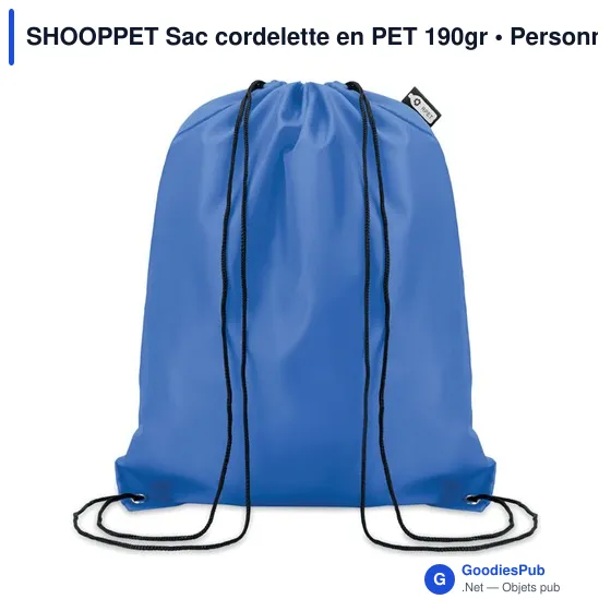 SHOOPPET Sac cordelette en PET 190gr - Image 10