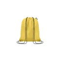 Variante jaune - SHOOPPET Sac cordelette en PET 190gr