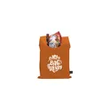Variante orange - Sac pliable shopping personnalisable en RPET avec logo - Shop Easy GRS