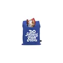 Variante bleu - Sac pliable shopping personnalisable en RPET avec logo - Shop Easy GRS
