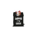 Variante noir - Sac pliable shopping personnalisable en RPET avec logo - Shop Easy GRS