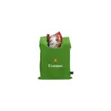 Variante vert - Sac pliable shopping personnalisable en RPET avec logo - Shop Easy GRS
