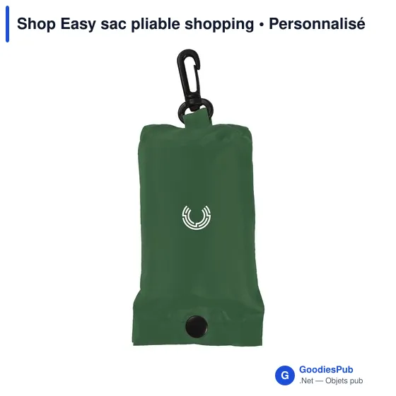 Sac pliable personnalisable Shop Easy avec logo - Image 2