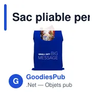 Sac pliable personnalisable Shop Easy avec logo - Miniature 11