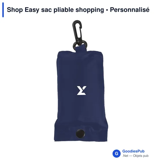 Sac pliable personnalisable Shop Easy avec logo - Image 6