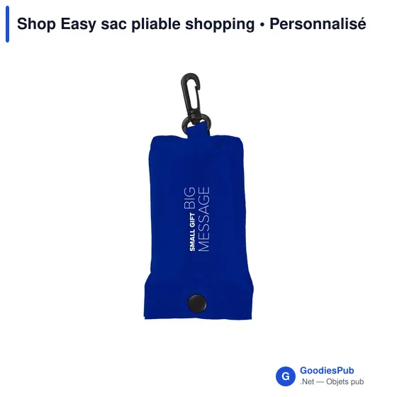 Sac pliable personnalisable Shop Easy avec logo - Image 10