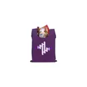 Variante mauve - Sac pliable personnalisable Shop Easy avec logo