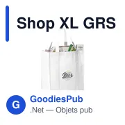 Sac shopping personnalisable en polyester recyclé avec logo - Shop XL GRS RPET - Miniature 2
