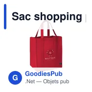 Sac shopping personnalisable en polyester recyclé avec logo - Shop XL GRS RPET - Miniature 11