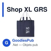 Sac shopping personnalisable en polyester recyclé avec logo - Shop XL GRS RPET - Miniature 5