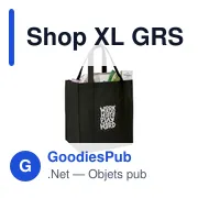 Sac shopping personnalisable en polyester recyclé avec logo - Shop XL GRS RPET - Miniature 8