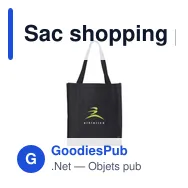 Sac shopping personnalisable en polyester recyclé avec logo - Shop XL GRS RPET - Miniature 10