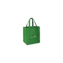 Variante vert - Sac shopping personnalisable en polyester recyclé avec logo - Shop XL GRS RPET