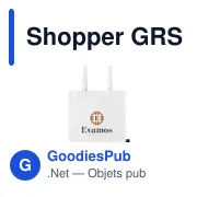 Sac shopping personnalisable en polyester recyclé - Shopper GRS RPETavec logo - Miniature 3