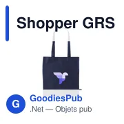 Sac shopping personnalisable en polyester recyclé - Shopper GRS RPETavec logo - Miniature 5