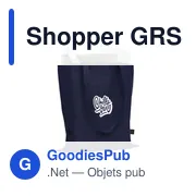 Sac shopping personnalisable en polyester recyclé - Shopper GRS RPETavec logo - Miniature 6