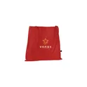 Variante rouge - Sac shopping personnalisable en polyester recyclé - Shopper GRS RPETavec logo