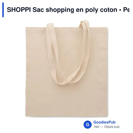 SHOPPI Sac shopping en poly coton