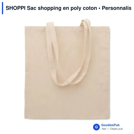 SHOPPI Sac shopping en poly coton - Image 1