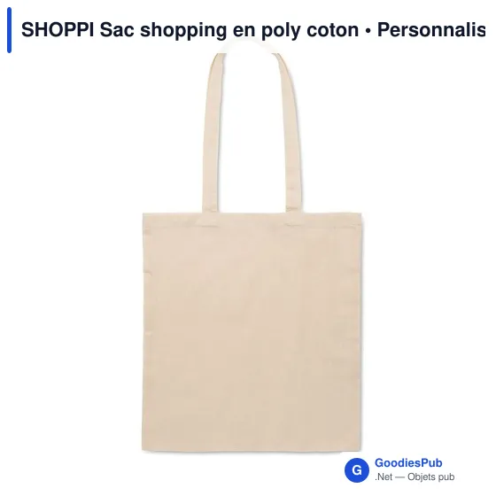 SHOPPI Sac shopping en poly coton - Image 2