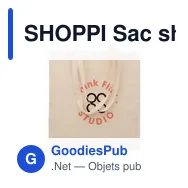 SHOPPI Sac shopping en poly coton - Miniature 3