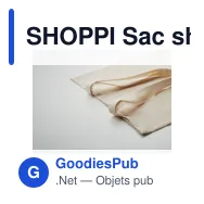SHOPPI Sac shopping en poly coton - Miniature 4