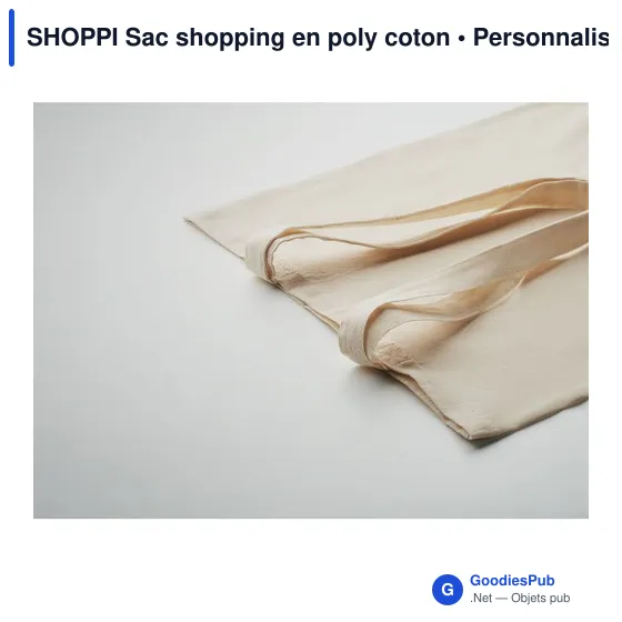 SHOPPI Sac shopping en poly coton - Image 4
