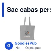 Sac cabas personnalisable en coton recyclé avec logo - Shoppy Colour Bag - Miniature 5