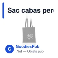 Sac cabas personnalisable en coton recyclé avec logo - Shoppy Colour Bag - Miniature 6