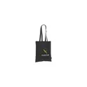 Variante noir - Sac cabas personnalisable en coton recyclé avec logo - Shoppy Colour Bag