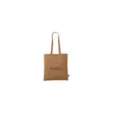 Variante marron - Sac cabas personnalisable en coton recyclé avec logo - Shoppy Colour Bag