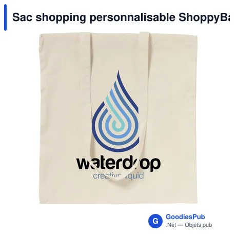Sac shopping personnalisable ShoppyBag avec logo