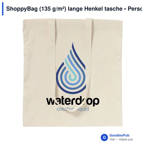 Sac shopping personnalisable ShoppyBag avec logo - Image 1